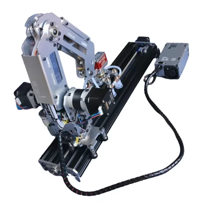 Manipulador de metal industrial de braço robótico multieixo para arduino 2560 robô kit diy com ventosa/garra de motor de passo