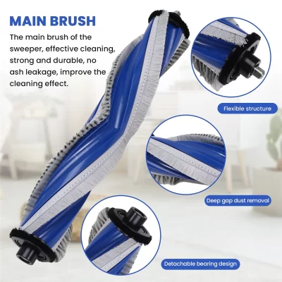Bism1 para ecovacs debot x5 omni/x5 pro robô peças de vácuo rolo principal escova lateral filtro hepa mop pano saco pó acessórios