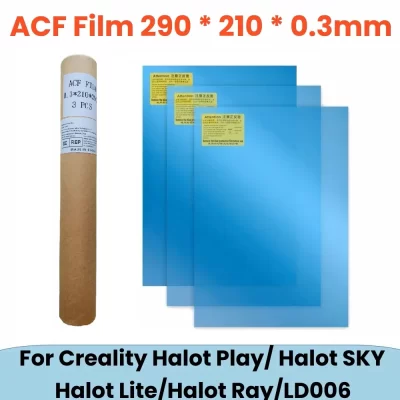 3 Peças Filme ACF 290x210mm Para CREALITY HALOT PLAY LD006 HALOT SKY 2022 HALOT RAY HALOT LITE Filmes de Liberação Peças de Impressora 3D de Resina