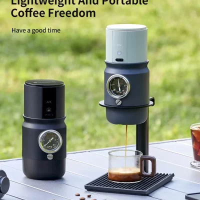 Starseeker super58 máquina de café expresso elétrica portátil viagem cafeteira para acampamento carro cafeteira com suporte USB-C adulteração