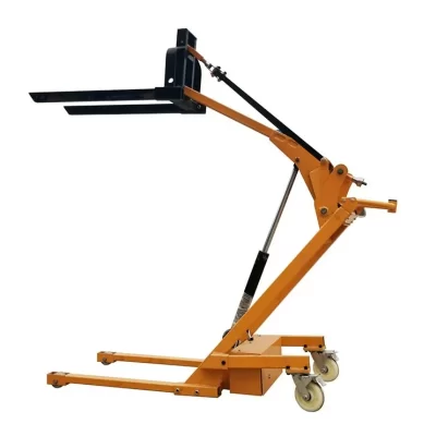 Pequeno empilhadeira elétrica simples, caminhão de elevação hidráulica, caminhão de carregamento e descarga articulado, empilhador portátil
