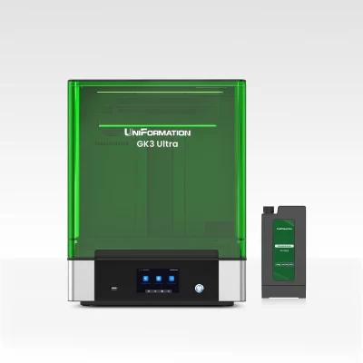 UniFormation GK3 Ultra LCD Printer0.3 ''LCD Fotopolimer resina modelo 3d fazendo impressora com sistema de aquecimento integrado e filtro de odor
