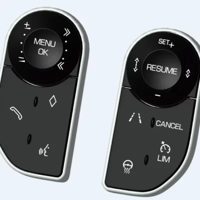 Botões de controle do volante do carro para range rover vogue l405/sport l494/disovery 5 botões repalcement chaves controle