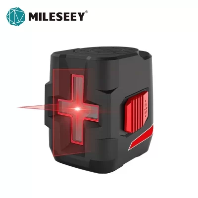 MILESEEY nivel a laser 2 Linhas autonivelante Horizontal Vertical Nível Laser Ferramentas de nível a laser autonivelante
