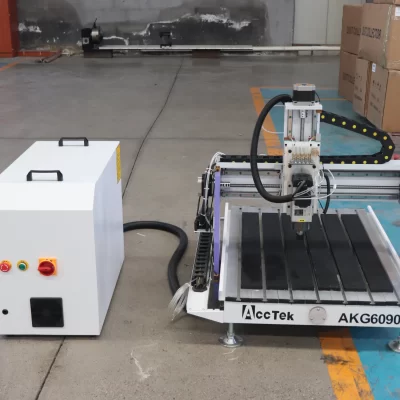 Alta qualidade de alto desempenho desktop pequena máquina cnc acctek akg6090 6012 escultura artesanato em madeira crianças brinquedos pequenos móveis