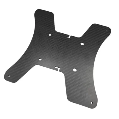 Funssor Elegoo Neptune 3 pro/4 impressora 3D placa deslizante inferior de fibra de carbono eixo Y placa de transporte aquecido 3mm