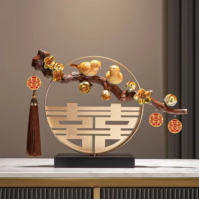 Presente chinês avançado e prático ornamento, casamento e noivado, novo