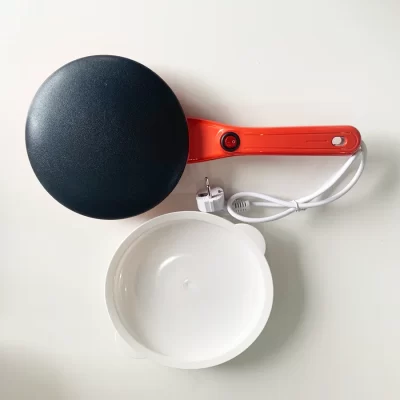 Máquina elétrica de crepe, café da manhã, pizza, panqueca, assadeira, bolo, antiaderente, rolo de mola chinês, ferramentas de cozinha ue