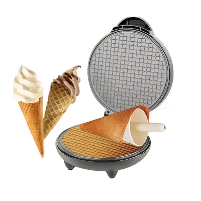 Máquina elétrica de rolo de ovo crocante, omelete, sanduíche, ferro, crepe, assadeira, waffle, panqueca, forno, faça você mesmo, máquina de cone de sorvete, plugue ue