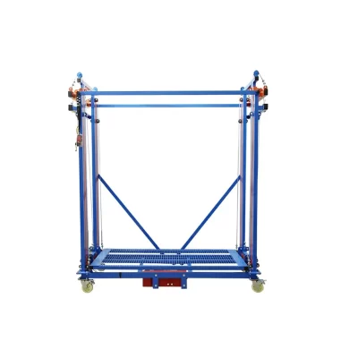 Plataforma elevatória elétrica portátil para andaime com controle remoto para decoração interna e externa