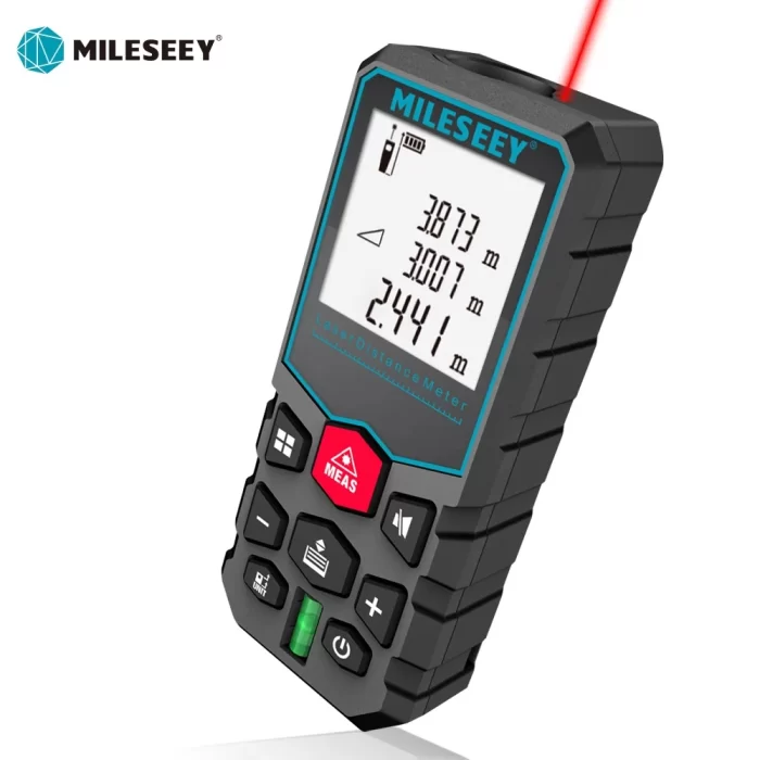 MILESEEY X5 Laser Fita Métrica 40M 50M 60M 80M 100M 120M Laser ...