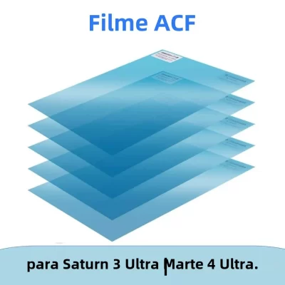 Filme de liberação acf de alta velocidade, 5 peças para elegoo saturno 3 ultra mars 4 ultra resina lcd peças de impressora 3d acessórios