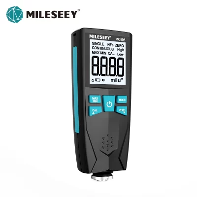 Mileseey mc998 medidor de espessura de revestimento para ferramentas de reparo de carro ferramentas automotivas filme pintura testador de espessura instrumentos de medição