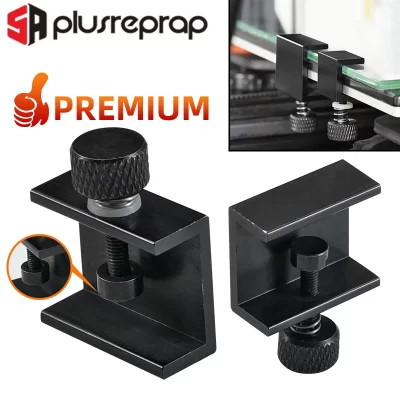 4/8 pces liga de alumínio ajustável cama clipe heatbed braçadeira para impressora 3d ender 3 construir plataforma retentor de vidro