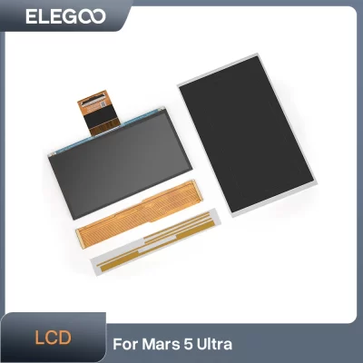 ELEGOO 7 ''Polegada 9K Mono Tela LCD para MARS 5 ULTRA Resina Impressora 3D com 8520x4320 9H Dureza Vidro Temperado