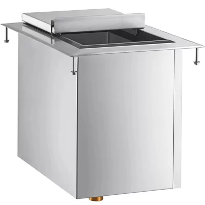 Aço inoxidável 304 isolados Ice Bin, Personalizado Drop Bar Drop, Varejo
