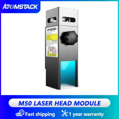 ATOMSTACK-CNC Kit Módulo Laser, Potência de Saída do Laser, Metal, Madeira, Granito, Couro, Máquinas de Corte, 50W, 10W, M50