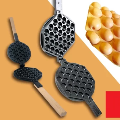 Comercial qq ovos bolha bola cozimento waffle maker ferro hong kong waffle eggette molde bolo máquina elétrica placa antiaderente