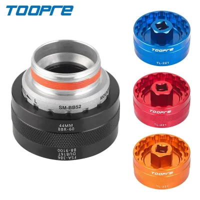 Toopre 5 em 1 ferramenta de suporte inferior removedor bbr60 fsa386 chave de reparo de instalação de bicicleta bbr60 bbr9100 fsa 386 ferramenta de remoção