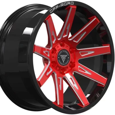Captador de desempenho personalizado 4x4 rodas offroad jantes offset 20 22 Polegada 5 6 furos rodas côncavas profundas para jeep wranger ford350