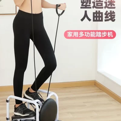 Máquina de perda de peso silenciosa para casa, Pequenos esportes Fitness equipamentos, Perna fina Multifuncional Stamping Montanhismo Máquina, Stepper