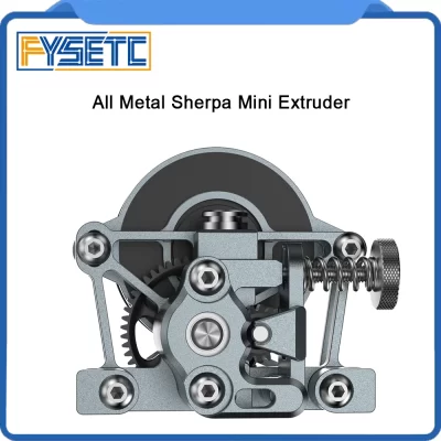 Fysetc cnc todo em metal sherpa mini extrusora resistência de alta temperatura kit peso leve com motor 36 luas para voron CR-10 ender