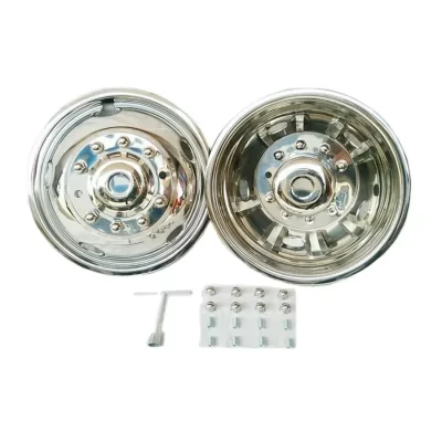 Tampa da cabine da roda inoxidável para Ford 2005, conjunto do simulador, Hubcap 304 para o caminhão do ônibus PCD225, 19.5"