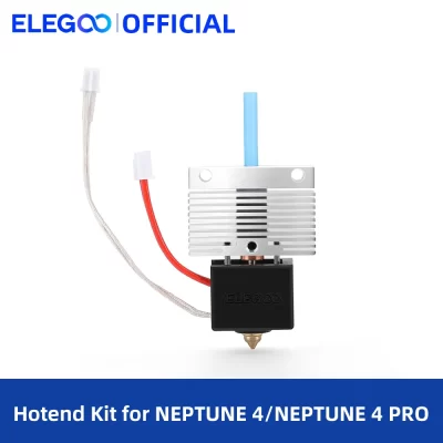 ELEGOO Hotend kit para impressora 3D Neptune 4/4 Pro, montagem totalmente em metal Hotend com bico, acessórios para impressora 3D
