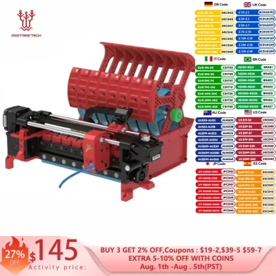 Bigtreetech ercf v2 kit de hardware de alta qualidade precisão cnc metal engrenagem confiabilidade mmb pode atualização da impressora 3d para voron trident