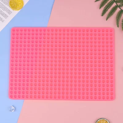 1pc mini molde de silicone redondo gotas de chocolate molde diy semi esfera goma doces geléia pet trata ferramenta de cozimento
