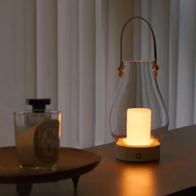 Portátil Camping Estilo Floor Night Light, Sentido avançado, Luxo, Sentido avançado, Sala de estar, Quarto, Decoração de cabeceira, Mesa