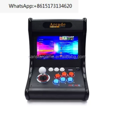 Pandora 23000 jogos console de arcade LCD de 10 polegadas Bartop gabinete botão de luz console de jogos retrô