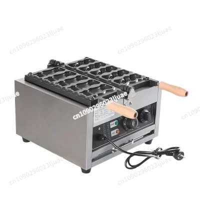 Máquina de waffle 3D de uso comercial popular, máquina de waffle de desenho animado, urso, 1800W