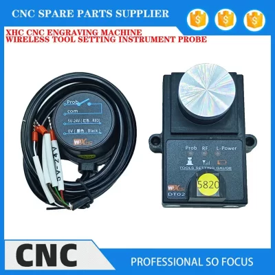 Xhc dt02 sonda sem fio ferramenta setter centro de usinagem cnc roteador ferramenta configuração para ajuste eixo z medidor altura controlador