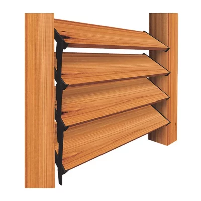 Madeira maciça Louvered Janela Persianas, Exterior, Personalizado, Atacado