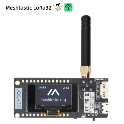 LILYGO ® TTGO Meshtastic LoRa32 ESP32 LoRa Placa de Desenvolvimento SX1276 SX1278 Módulo 433/868/915MHz 0,96 Polegadas OLED LoRa Baixa Potência