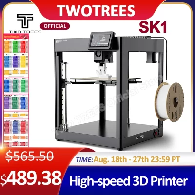 Twotrees SK1 Impressora 3D 700 mm/s Klipper 3D Impresora CoreXY com tela de nivelamento automático Impressão de alta velocidade Impressora 3D FDM