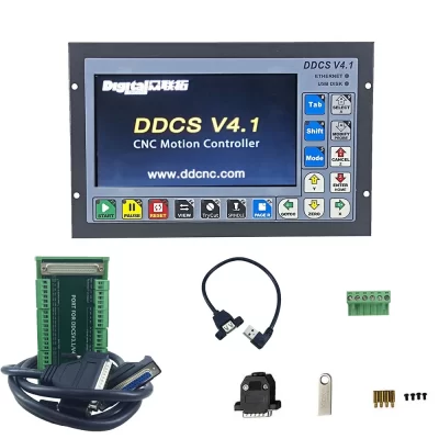 DDCS V4.1 Controlador de movimento autônomo Controlador off-line Suporte 3/4 eixos USB CNC Interface de controlador Substituir Mach3
