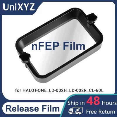 Filme de liberação NFEP de 0,127 mm para Creality LD-002R Halot One Lite Phrozen Sonic Mini 4K 8K 8KS Mighty Shuffle Faça folha de filme XL FEP