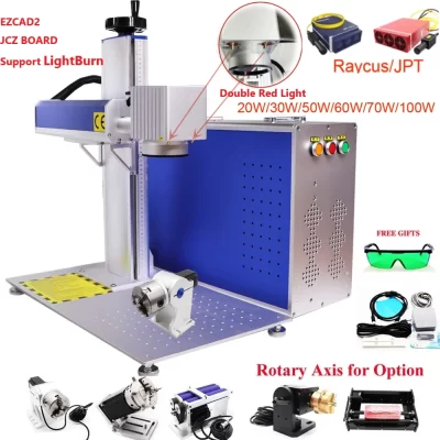 JPT MOPA M7 Fibra Laser Engraving Máquina de Marcação, Metal Jóias Aço, Ouro e Prata Suporte Corte, 50W, 30W, 20W, 100W
