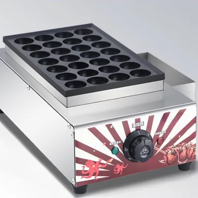 220v comercial elétrico takoyaki fabricante grill polvo carne bola máquina de cozimento antiaderente lanche máquina
