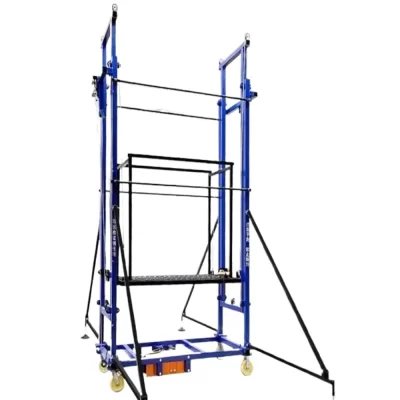 Andaime elétrico dobrável plataforma de elevação hidráulica com controle remoto