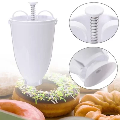 Criativo diy confeitaria pastelaria molde ferramentas de cozimento donut maker dispenser waffle makers artefato sobremesa molde para cozinha gadget