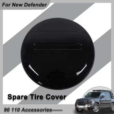 Capa de pneu sobressalente traseira para land rover defender 90 110 2020-2025, capa sobressalente para porta-malas, acessórios de decoração externa