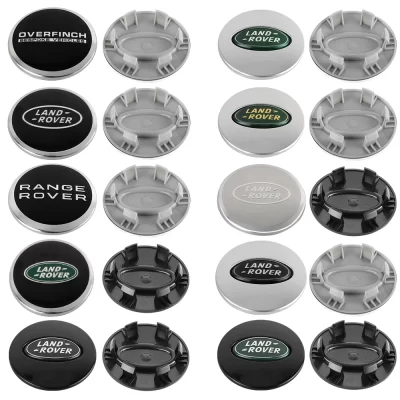 4 pçs 62mm estilo do carro centro da roda do carro hub cap cobre crachá para landrover svr descoberta velar evoque range rover l322 l405 l551