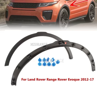 Moldagem do arco da roda dianteira do carro para land rover range rover evoque 2012 2013 2014 2015 2016 2017 flares roda arcos guarnição