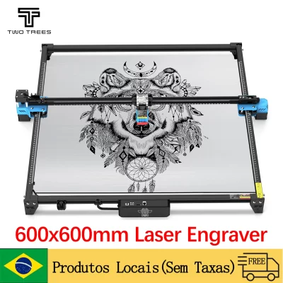 Twotrees 600x600mm cnc gravador a laser 40w/80w TTS-55 pro/TTS-10 pro máquina de gravação a laser de metal madeira máquina de corte de couro