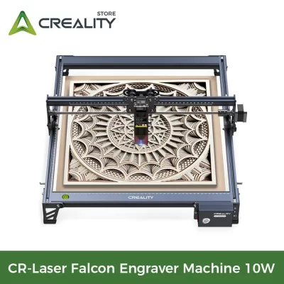 Creality cr-laser falcon 10w máquina de gravação a laser corte e gravação precisa foco rápido posicionamento preciso para madeira