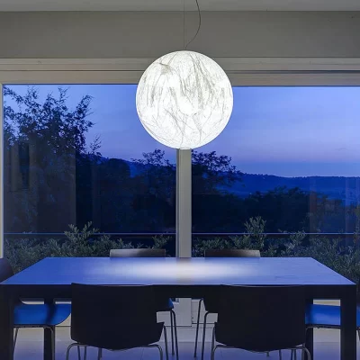 Simples criativo lua lustre, sala de jantar, sala de estar, quarto, duplex, villa, shopping, lugar grande, decoração