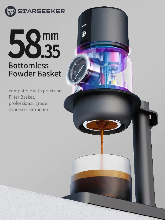 Starseeker super58 máquina de café expresso elétrica portátil